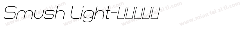 Smush Light字体转换
